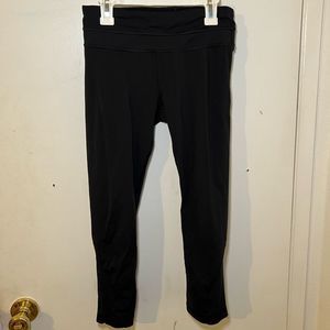 Lululemon legging/capris, black, size 4